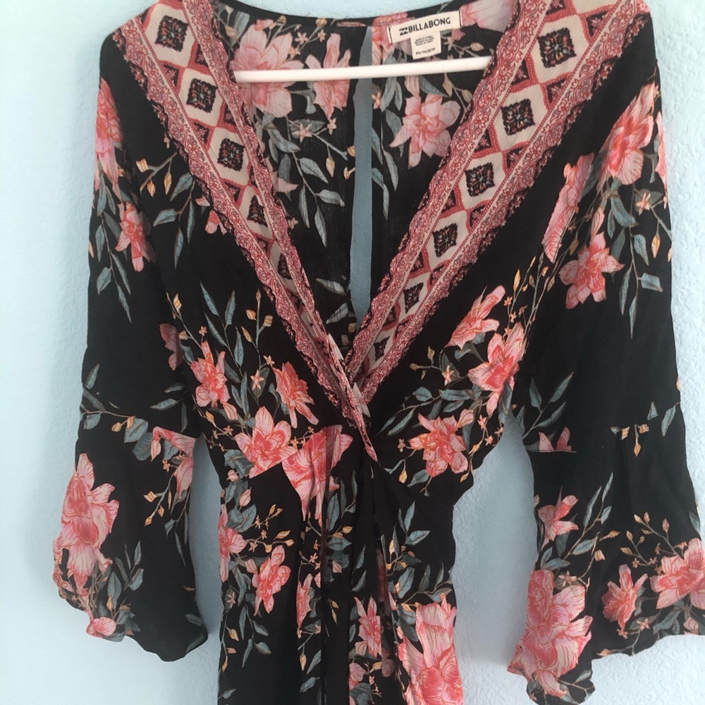 floral billabong dress